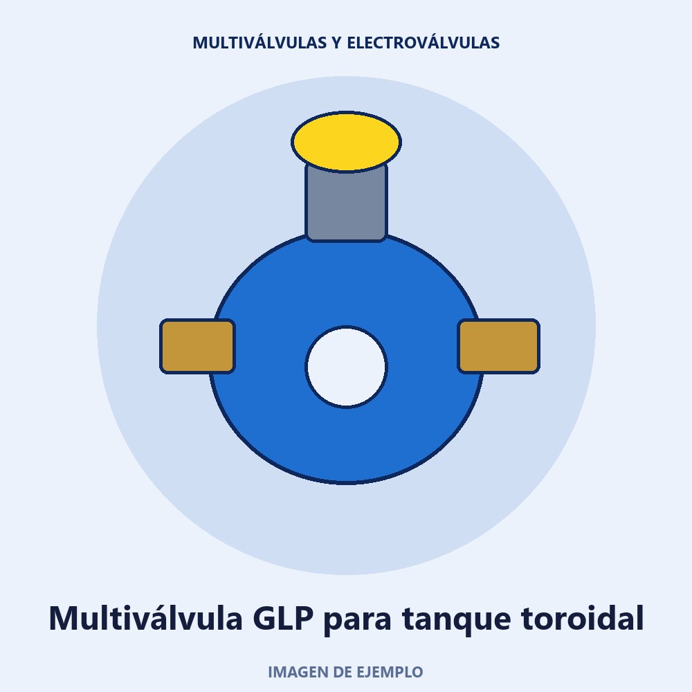 Multiválvula GLP para tanque toroidal
