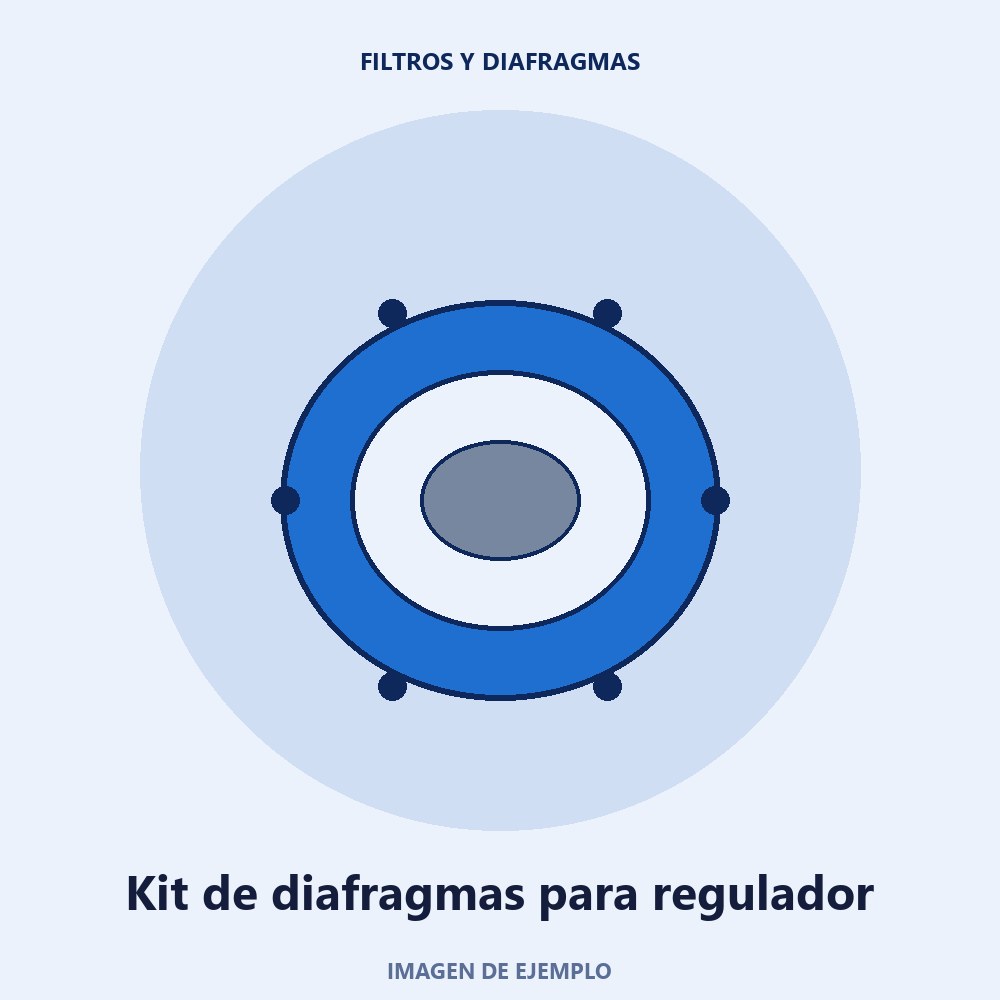 Kit de diafragmas para regulador